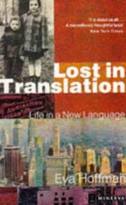 Lost in Translation by Eva Hoffman       