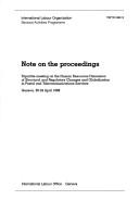 Note on the proceedings : Tripartite Meeting on the Human Resources Dimension of Structural and Regulatory Changes and Globalization in Postal and Telecommunications Services, Geneva, 20-24 April 1998