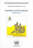Cover of: Population and development, select issues: population and poverty in Asia and the Pacific
