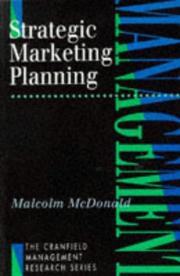 Cover of: Strategic marketing planning