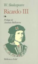 Cover of: Ricardo III by William Shakespeare, William, Sir Macpherson