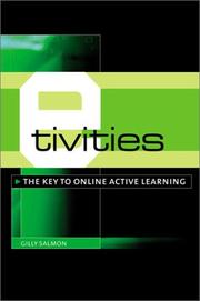 Cover of: E-tivities: the key to active online learning