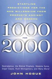 Cover of: 1000 for 2000: Startling Predictions for the New Millennium from Prophets Ancient and Modern