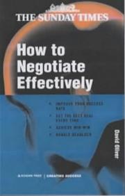 How to negotiate effectively