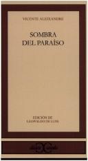 Cover of: Sombra del paraíso
