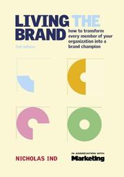 Cover of: Living the Brand by Nicholas Ind