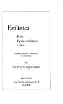 Cover of: Estilística: estilo, figuras estilísticas, tropos