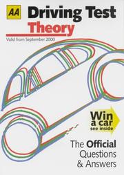 AA driving test theory : the official questions & answers