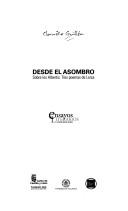Cover of: Desde el asombro by Claudio Guillén