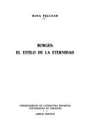 Cover of: Borges: el estilo de la eternidad