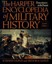 Cover of: The Harper encyclopedia of military history: from 3500 BC to the present