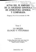 Cover of: Actas del IX Simposio de la Sociedad Española de Literatura General y Comparada by Sociedad Española de Literatura General y Comparada. Simposio