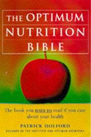 Cover of: The Optimum Nutrition Bible