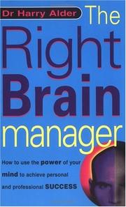 The right brain manager by Harry Alder