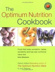 The optimum nutrition cookbook