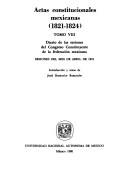 Cover of: Diario de las sesiones del Congreso Constituyente de la Federación Mexicana: sesiones del mes de abril de 1824