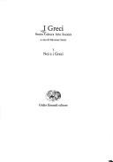 Cover of: I Greci: Storia, cultura, arte, societa