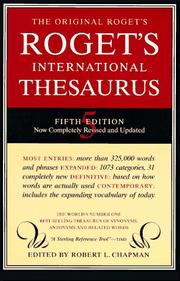 Roget's international thesaurus