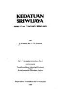 Cover of: Kedatuan Sriwijaya: penelitian tentang Sriwijaya