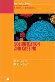 Solidification and casting