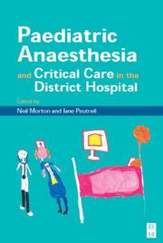 Paediatric anaesthesia and critical care in the district hospital