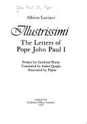 Cover of: Illustrissimi: The letters of Pope John Paul I