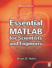 Essential MATLAB for scientists and engineers