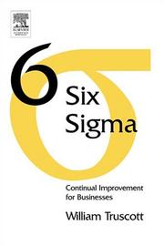 Cover of: Six sigma: continual improvement for business : a practical guide