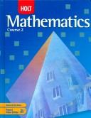 Cover of: Holt Mathematics: Course 2