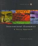 Cover of: International Economics: A Policy Approach (Dryden Press Series in Economics)