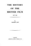 Cover of: History of the British Film, 1918-29