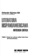 Cover of: Literatura hispanoamericana: antología crítica.