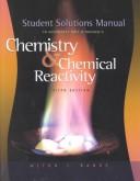 Cover of: Student Solutions Manual to Accompany Chemistry and Chemical Reactivity