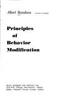 Cover of: Principles of behavior modification.