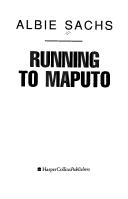 Cover of: Running to Maputo by Sachs, Albie