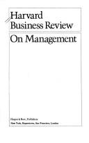 Harvard Business Review on Management by Drucker