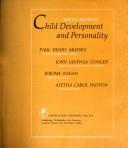 Cover of: Child development and personality