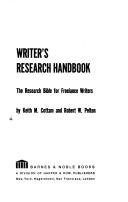 Cover of: Writer's research handbook