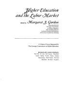 Cover of: Higher education and the labor market