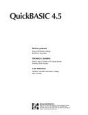 Cover of: QuickBASIC 4.5 by Penny Fanzone