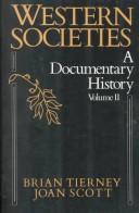 Cover of: Western Societies: A Documentary History Vol. II