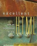 Excellent HTML with an introduction to Java applets