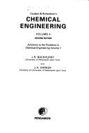 Coulson & Richardson's Chemical engineering. Vol.4, Solutions to the problems in Chemical engineering, Volume 1