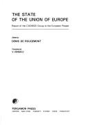 The state of the union of Europe : report of the CADMOS Group to the European people