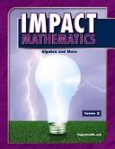 Cover of: IMPACT Mathematics: Algebra and More, Course 2, Student Edition