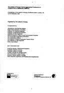 The Institute of Energy's Second International Conference on Combustion & Emissions Control : proceedings of the Institute of Energy conference held in London, UK, on 4-5 December 1995