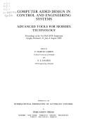 Computer aided design in control and engineering systems : advanced tools for modern technology : proceedings of the 3rd IFAC/IFIP symposium, Lyngby, Denmark, 31 July-2 August, 1985