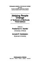 Helping people change : a textbook of methods