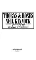 Thorns & roses : speeches, 1983-1991