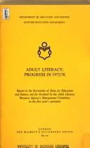 Adult literacy : progress in 1975-76